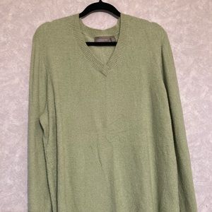 Croft and Barrow 2X super soft sweater light green